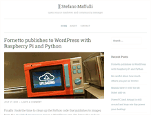 Tablet Screenshot of maffulli.net